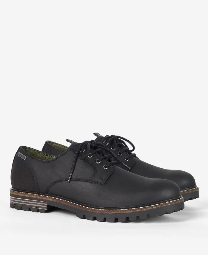 Men Shoes Barbour Sandstone Derby Shoes Classic Black Men Shoes Barbour Sandstone Derby Shoes Classic Black