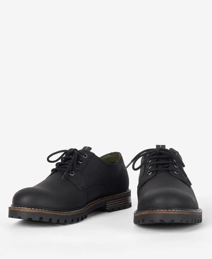 Men Shoes Barbour Sandstone Derby Shoes Classic Black Men Shoes Barbour Sandstone Derby Shoes Classic Black