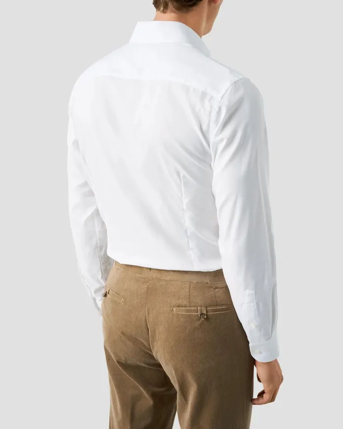 Men Solid Signature Oxford Shirt Eton Dress Shirts