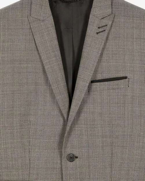 Men Suits The Kooples Beige Prince Of Wales Wool Suit Jacket Beige Melange