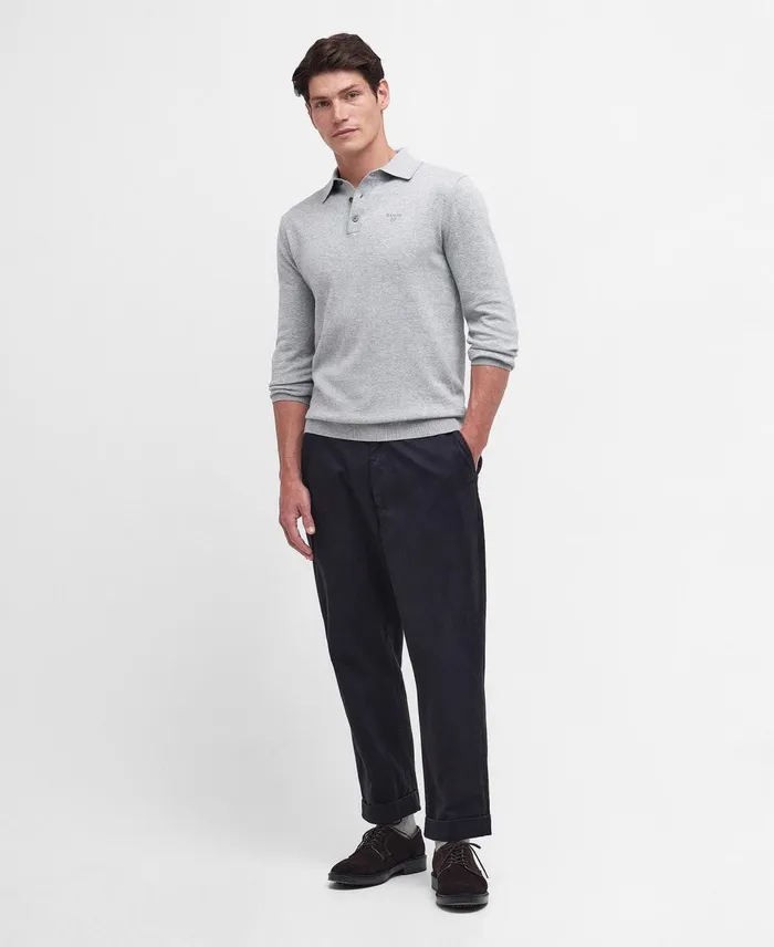 Men Sweaters Barbour Bassington Polo Shirt Classic Navy Men Sweaters Barbour Bassington Polo Shirt Classic Navy