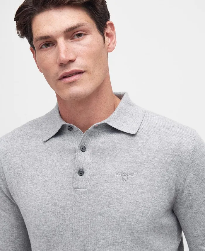 Men Sweaters Barbour Bassington Polo Shirt Classic Navy Men Sweaters Barbour Bassington Polo Shirt Classic Navy