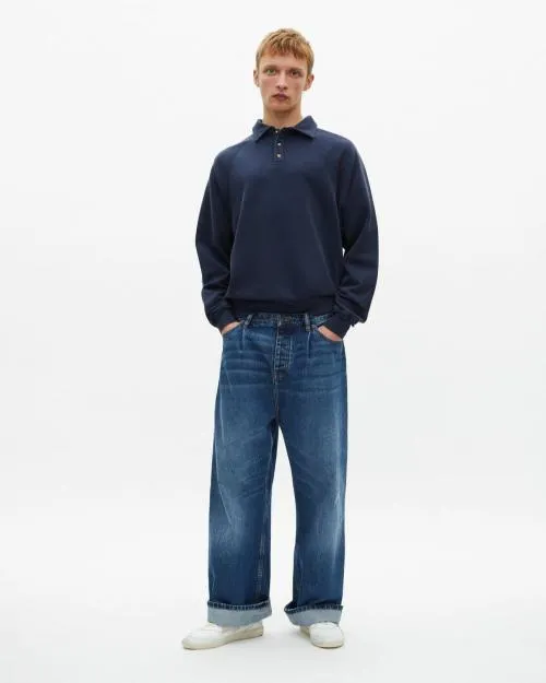 Men Sweatshirts The Kooples Navy Sweatshirt Dark Navy
