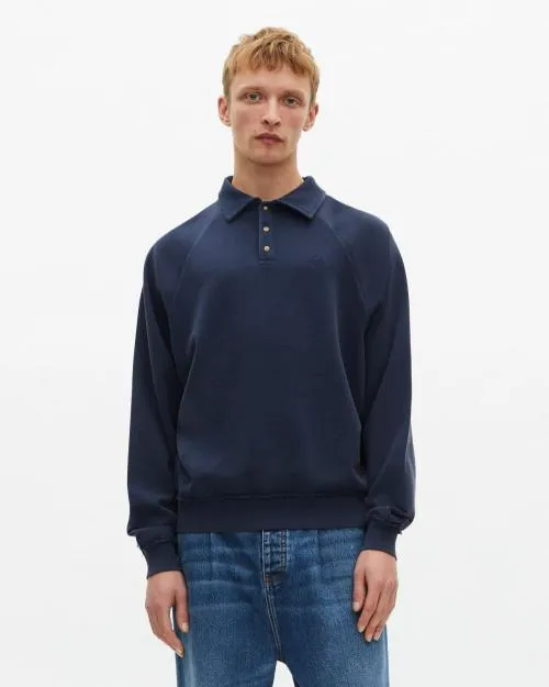 Men Sweatshirts The Kooples Navy Sweatshirt Dark Navy