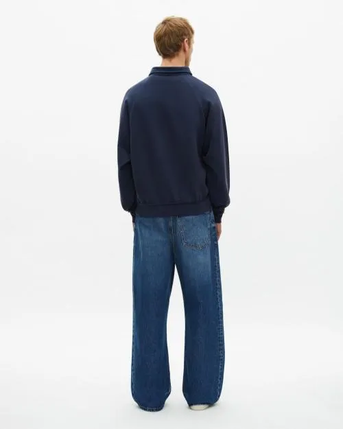 Men Sweatshirts The Kooples Navy Sweatshirt Dark Navy