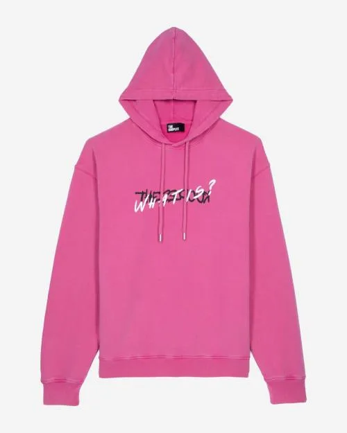 Men Sweatshirts The Kooples Pink What Is Hooded Sweatshirt Fushia