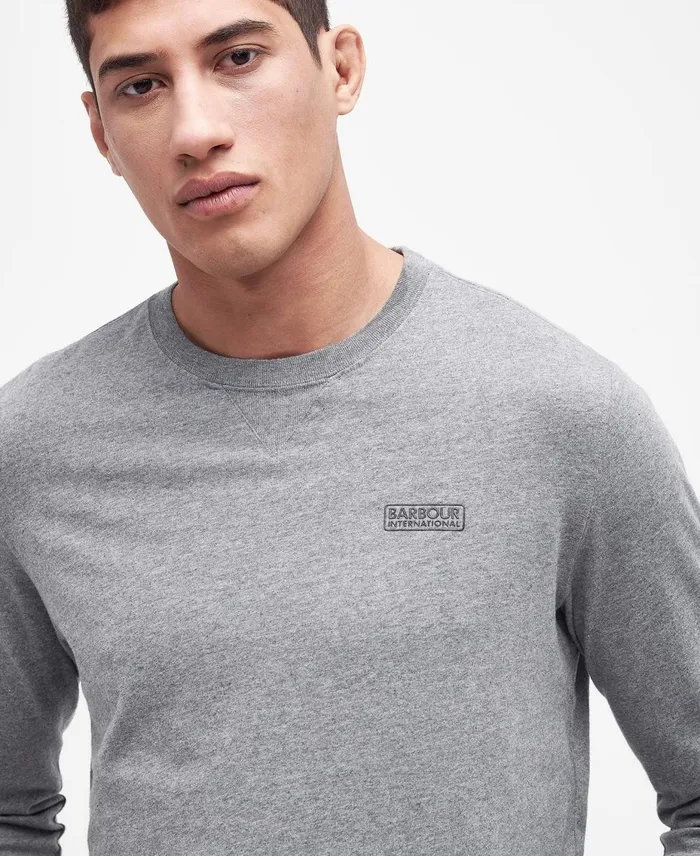 Men TShirts Barbour BIntl Long Sleeved Logo TShirt Black Men TShirts Barbour BIntl Long Sleeved Logo TShirt Black