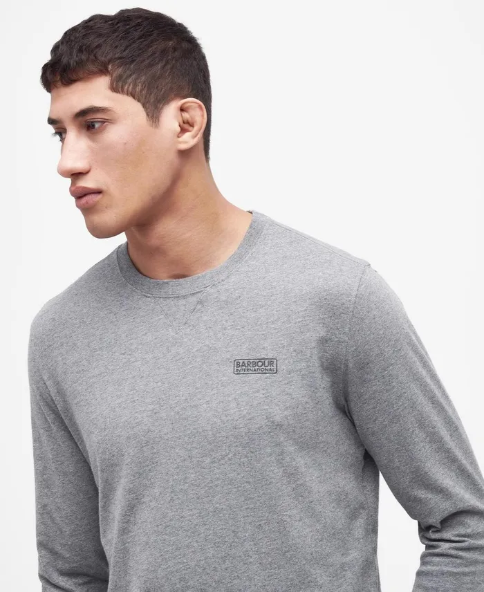 Men TShirts Barbour BIntl Long Sleeved Logo TShirt Black Men TShirts Barbour BIntl Long Sleeved Logo TShirt Black