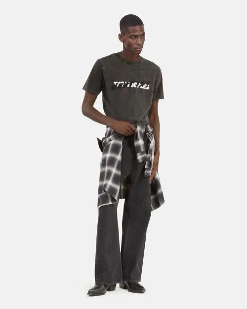 Men Tshirts The Kooples Black What Is TShirt Black Washed