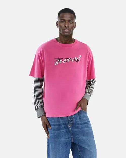 Men Tshirts The Kooples Pink What Is TShirt Fushia
