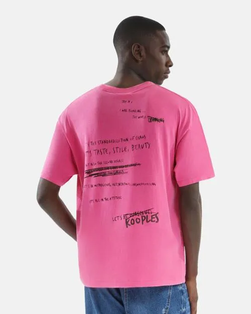 Men Tshirts The Kooples Pink What Is TShirt Fushia