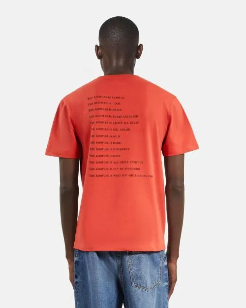Men Tshirts The Kooples Red What Is TShirt Red