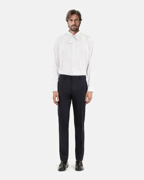 Men Trousers and Jeans The Kooples Blue Houndstooth Suit Pants Navy