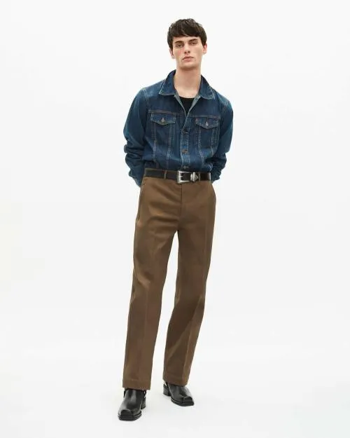 Men Trousers and Jeans The Kooples StraightCut Khaki Pants Kaki
