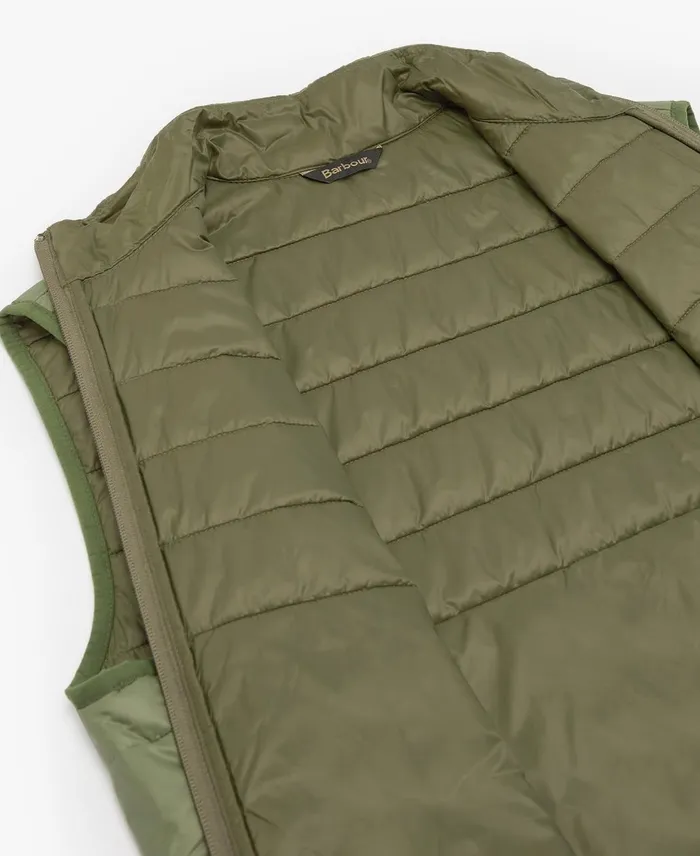 Men Vests Barbour Shoreline Gilet Olivine
