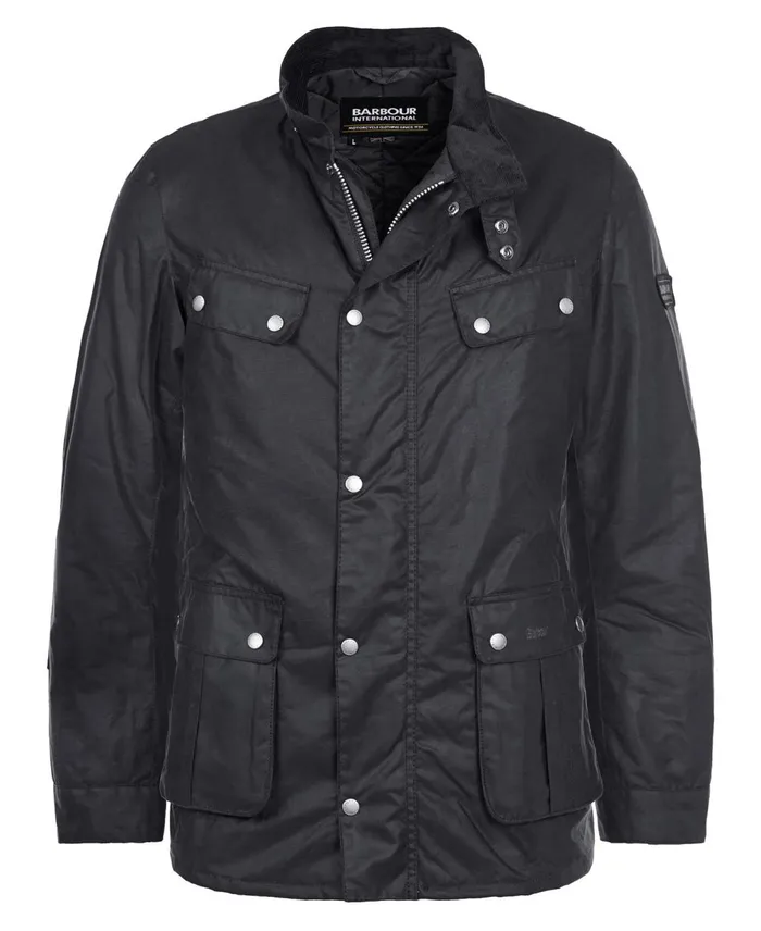 Men Waxed Jackets Barbour BIntl Duke Waxed Jacket Rustic Men Waxed Jackets Barbour BIntl Duke Waxed Jacket Rustic