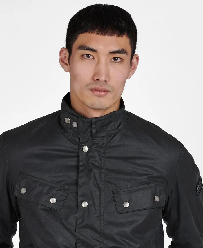 Men Waxed Jackets Barbour BIntl Duke Waxed Jacket Rustic Men Waxed Jackets Barbour BIntl Duke Waxed Jacket Rustic