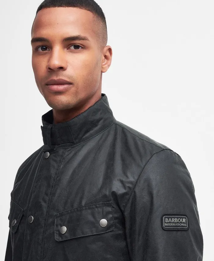 Men Waxed Jackets Barbour BIntl Duke Waxed Jacket Rustic Men Waxed Jackets Barbour BIntl Duke Waxed Jacket Rustic