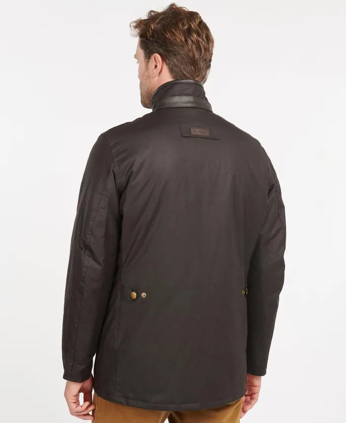Men Waxed Jackets Barbour Prestbury Wax Jacket Olive