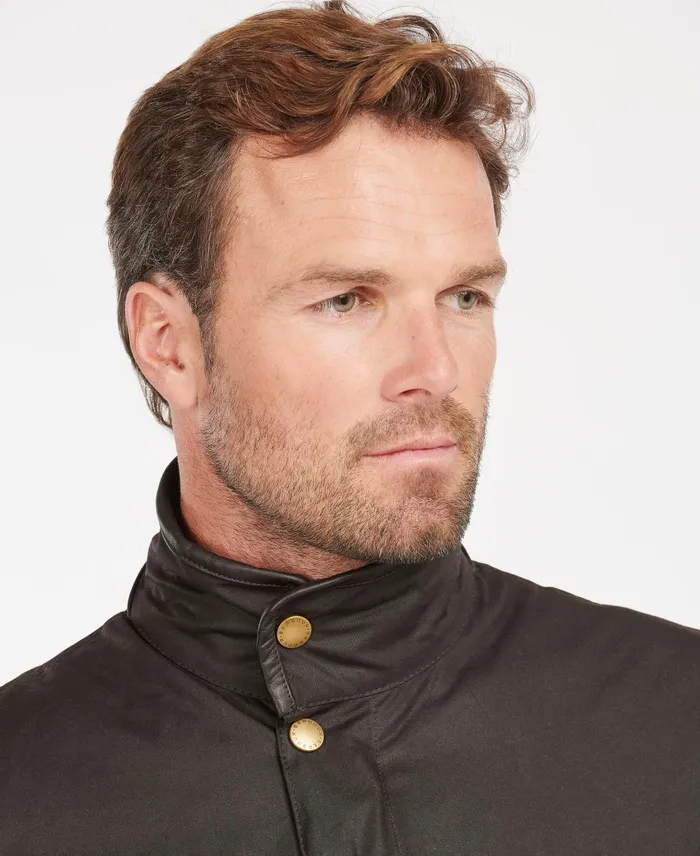 Men Waxed Jackets Barbour Prestbury Wax Jacket Olive