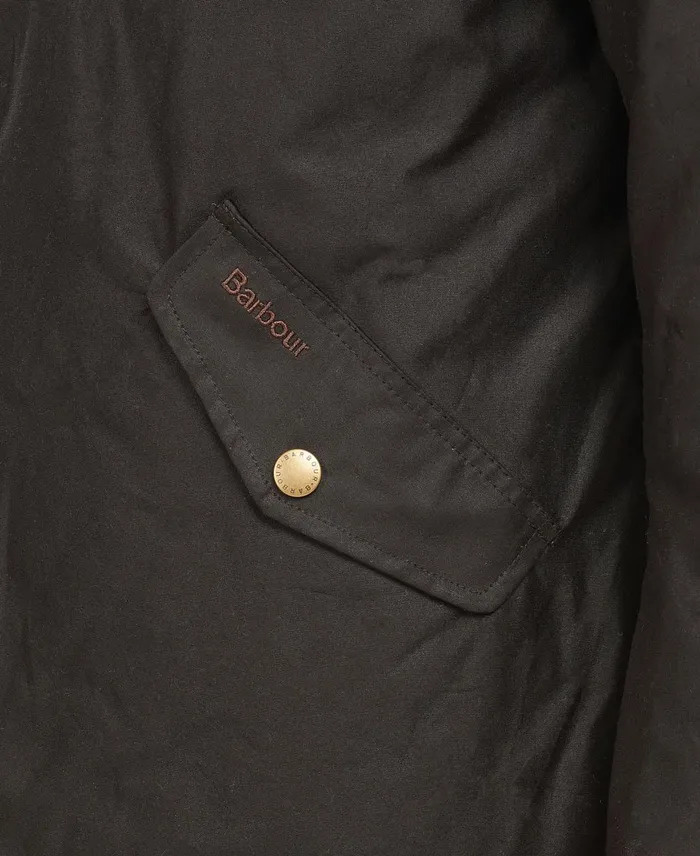 Men Waxed Jackets Barbour Prestbury Wax Jacket Olive