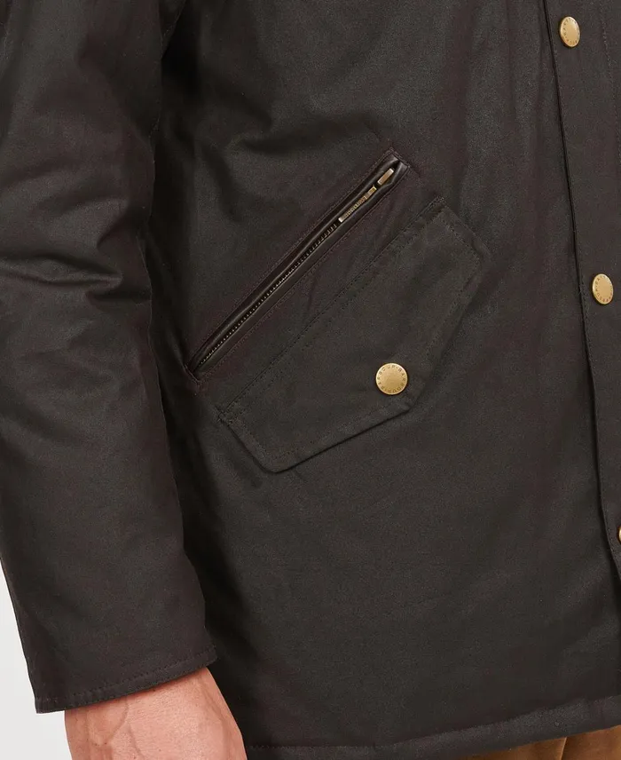 Men Waxed Jackets Barbour Prestbury Wax Jacket Olive