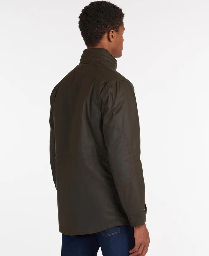 Men Waxed Jackets Barbour Sapper Wax Jacket Olive