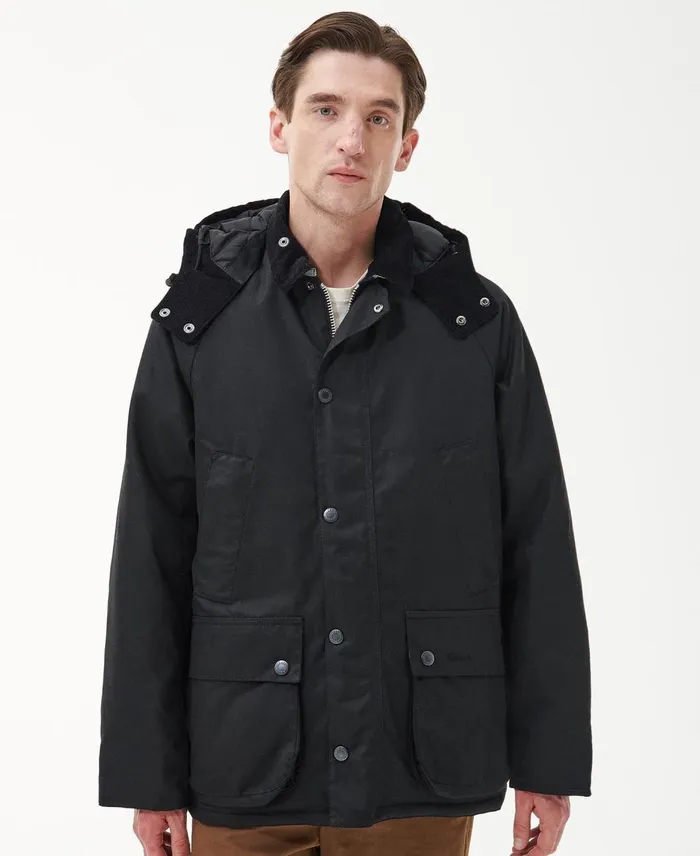 Men Waxed Jackets Barbour Winter Bedale Wax Jacket Classic Blackclassic Black Slate