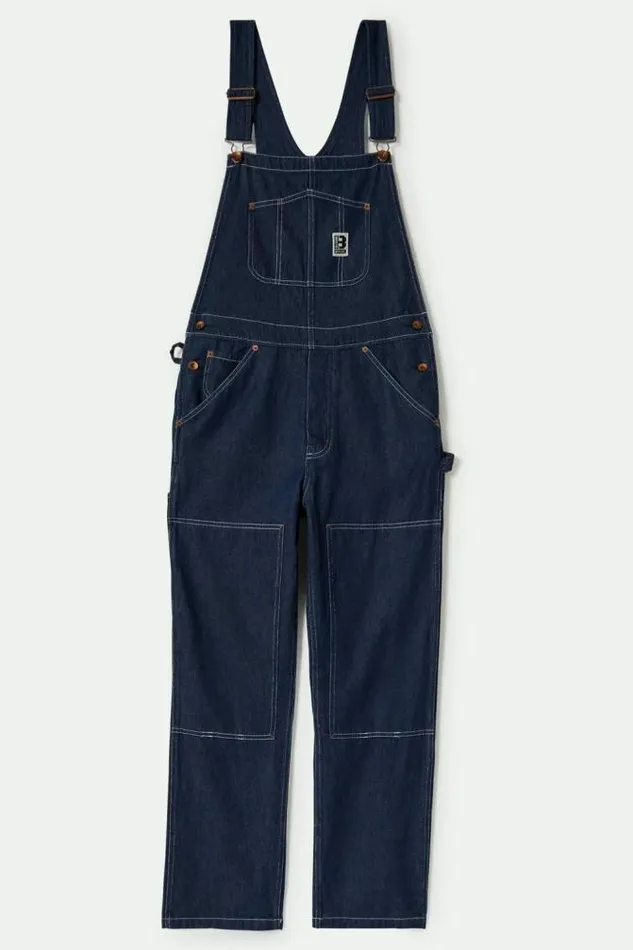MenWomen Builders Overall Rinse Denim Brixton Pants