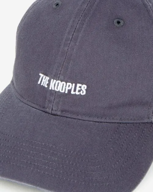 MenWomen Caps The Kooples Blue Embroidered Logo Cap Blue Petrol