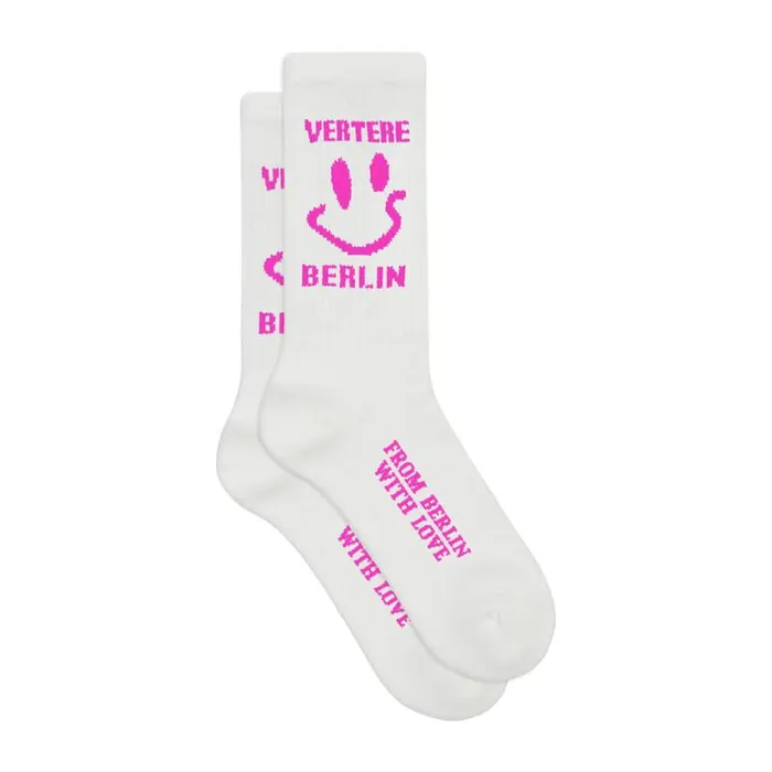 MenWomen SOCKS Vertere Berlin 3PACK TENNIS SOCKS SET 8211 SMILE OF EXTASIA