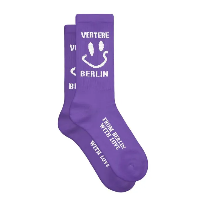 MenWomen SOCKS Vertere Berlin 3PACK TENNIS SOCKS SET 8211 SMILE OF EXTASIA