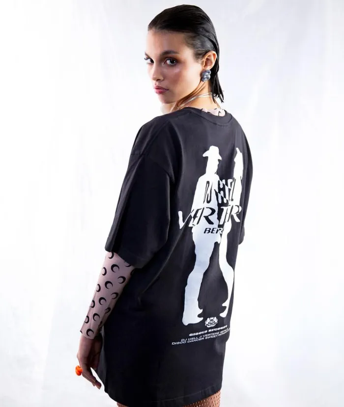 MenWomen TSHIRTS and SHIRTS Vertere Berlin DJ HELL COWBOY TSHIRT 8211 BLACK
