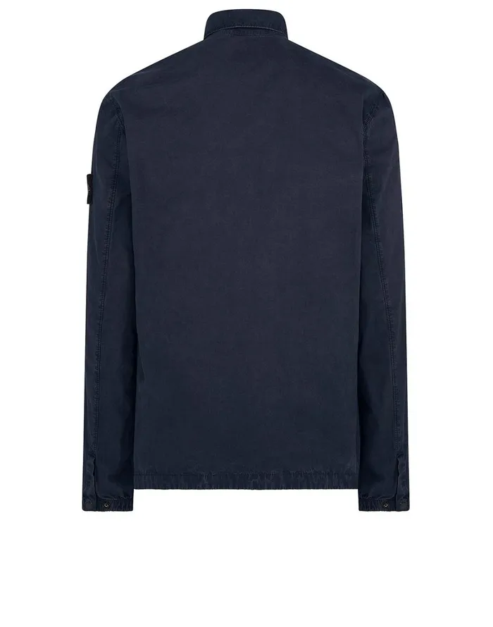 Mens 107Wn TCoOld Overshirt In Navy Stone Island Overshirts