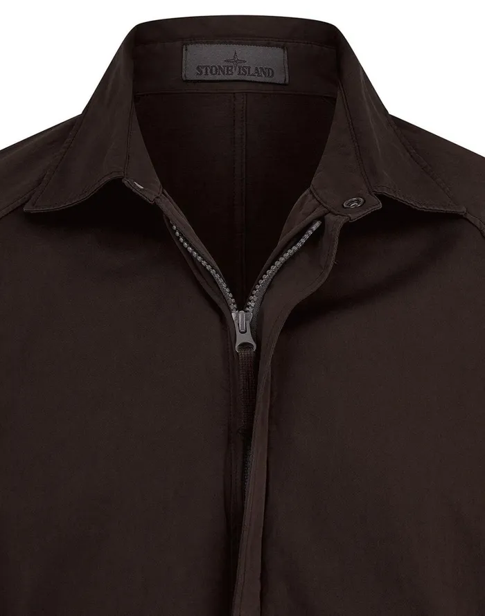 Mens 116F4 Overshirt In Dark Brown Stone Island Overshirts
