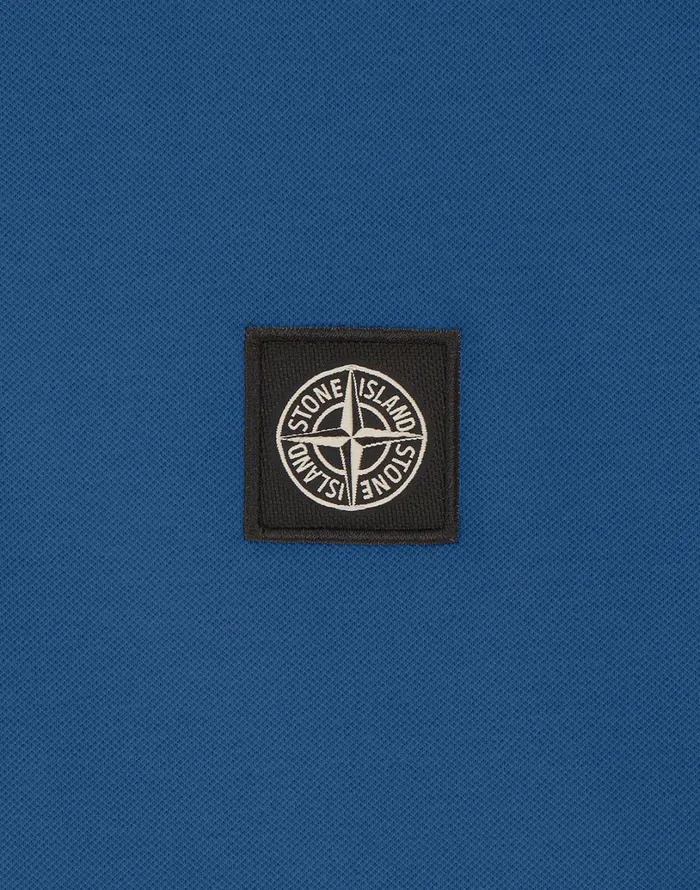 Mens 22S18 Short Sleeve Polo Shirt In Periwinkle Stone Island Polo Shirts