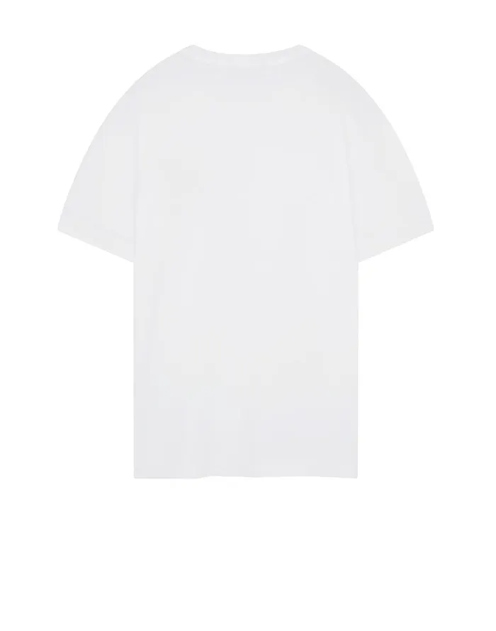 Mens 24113 TShirt In White Stone Island TShirts