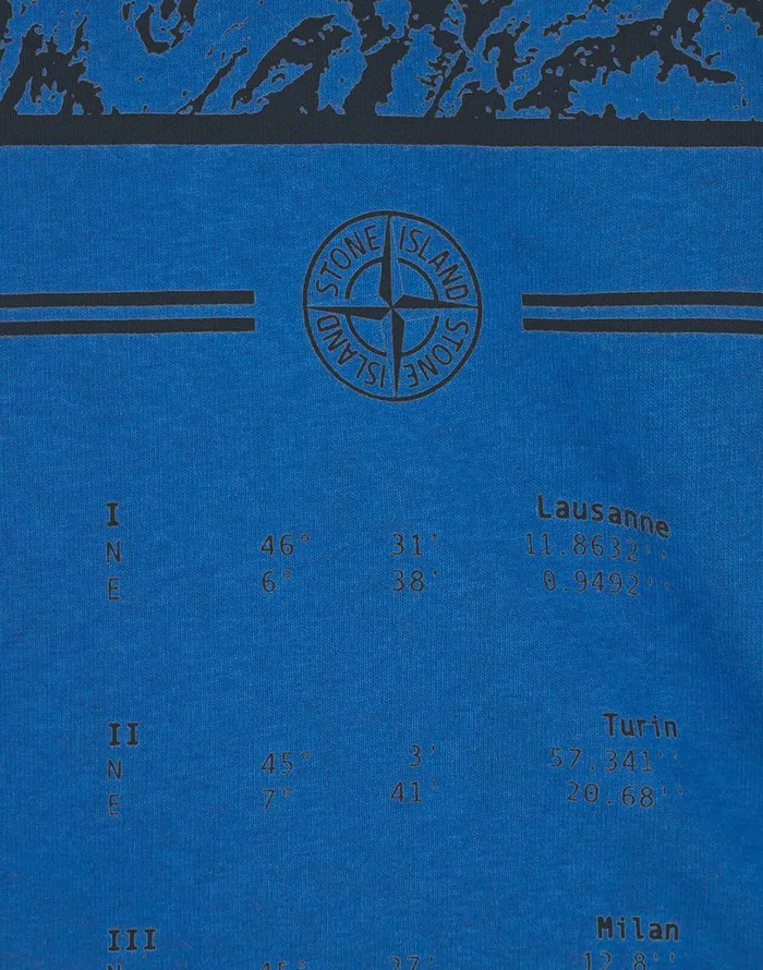 Mens 2Ml85 Mural Part 1 LongSleeve TShirt In Black Stone Island TShirts