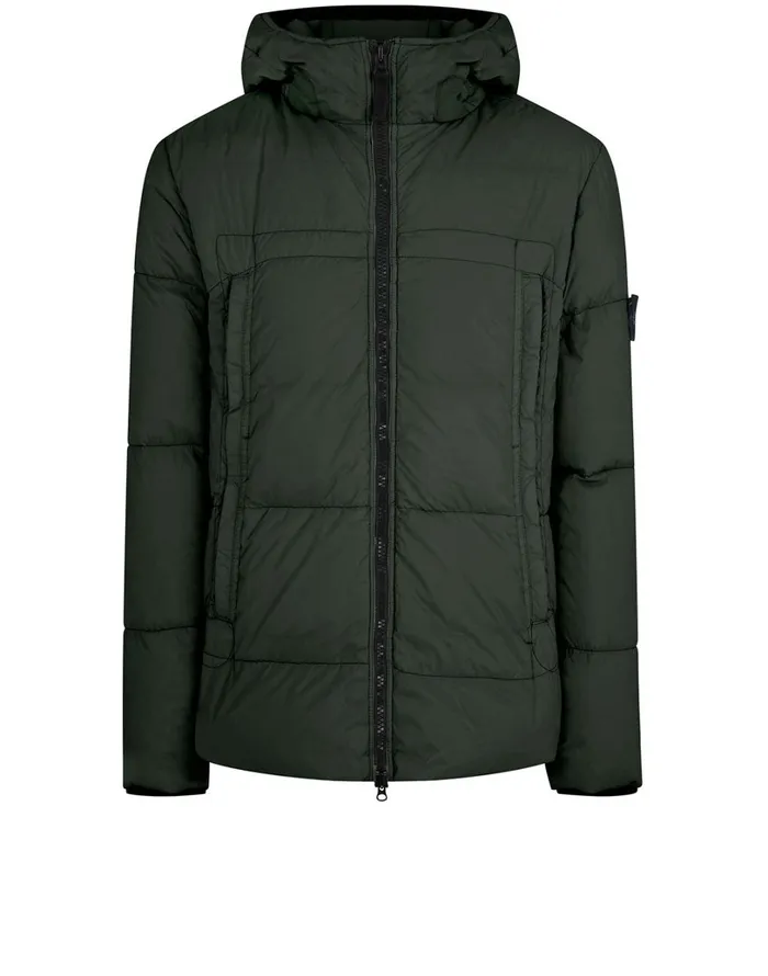 Mens 40723 Garment Dyed Crinkle Rep Ny Real Down Jacket In Dark Forest Stone Island Coats 038 Jackets Mens 40723 Garment Dyed Crinkle Rep Ny Real Down Jacket In Dark Forest Stone Island Coats 038 Jackets