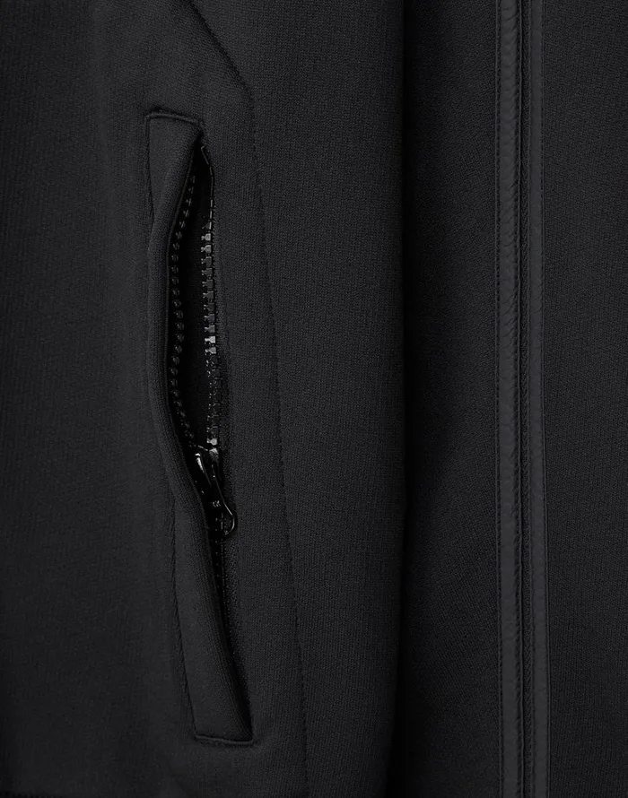 Mens 60107 Engineered Pill Hoodie In Black Stone Island Sweatshirts