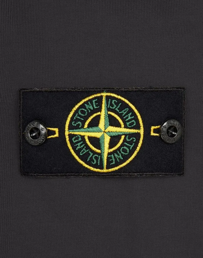 Mens 61150 Hooded Full Zip Sweatshirt In Black Stone Island Sweatshirts
