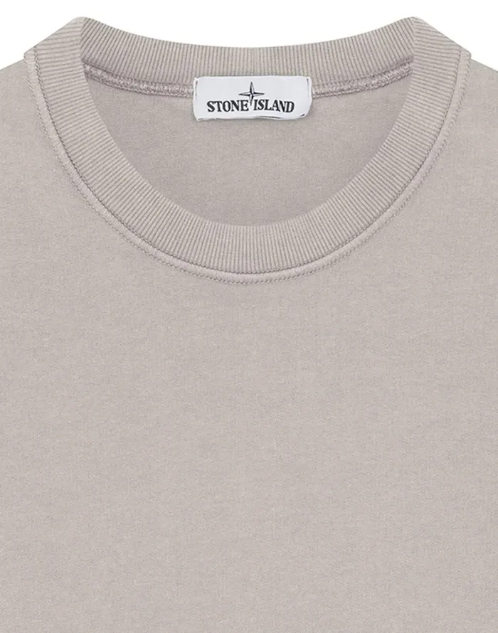 Mens 63020 Sweatshirt In Dove Grey Stone Island Sweatshirts