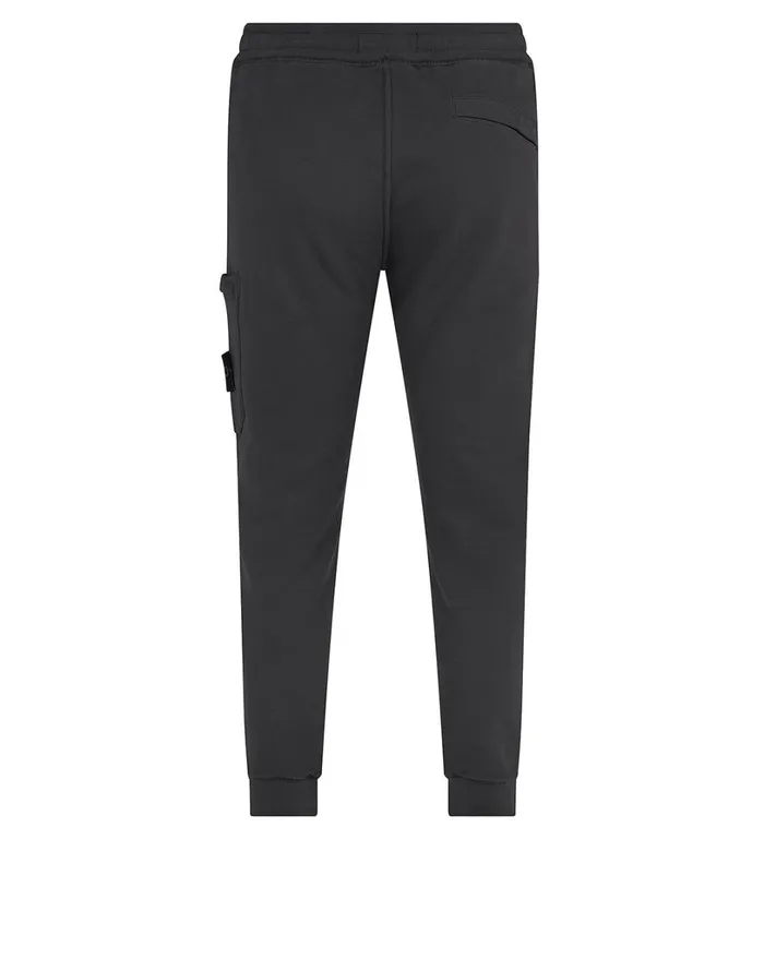 Mens 64520 Fleece Pants In Charcoal Stone Island Sweatshirts