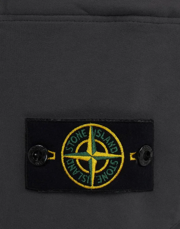Mens 64520 Fleece Pants In Charcoal Stone Island Sweatshirts