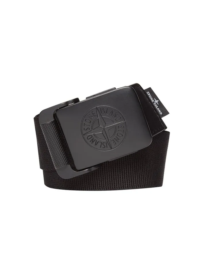 Mens 94873 Belt In Black Stone Island Belts