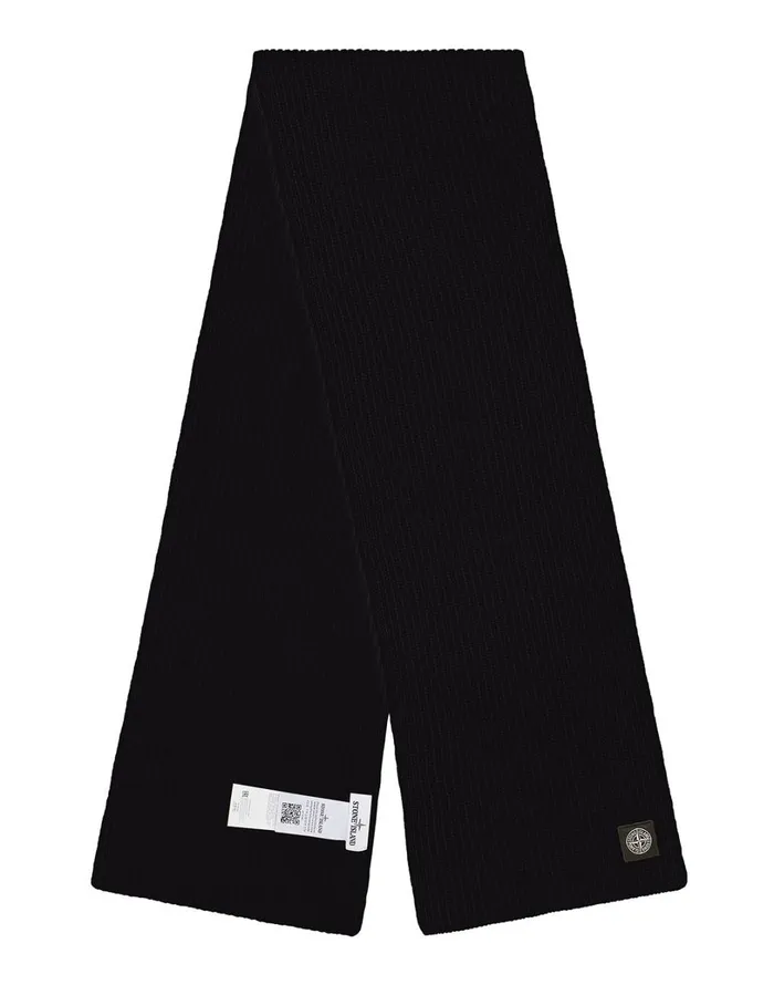 Mens N15B5 Scarf In Black Stone Island Scarf