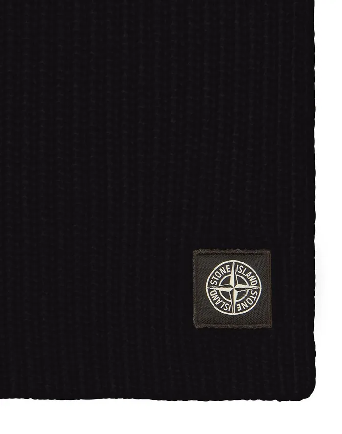 Mens N15B5 Scarf In Black Stone Island Scarf
