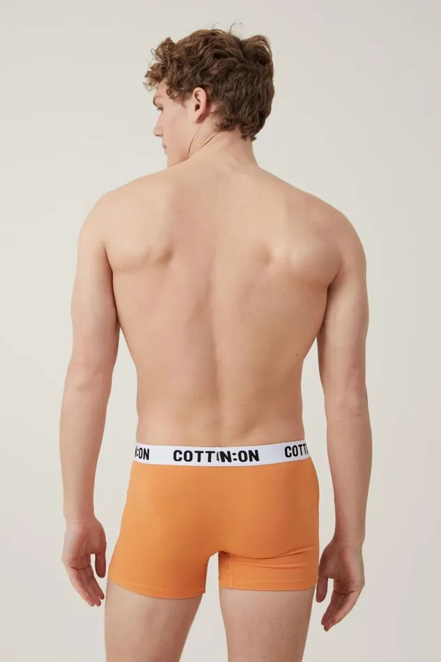 Mens Organic Cotton Trunks Sun Orangewhiteblack Men Cotton On Socks and Underwear Mens Organic Cotton Trunks Sun Orangewhiteblack Men Cotton On Socks and Underwear