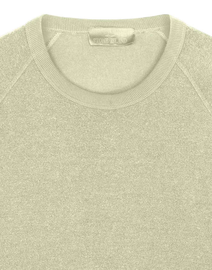 Mens Sweatshirts Stone Island 654F5 Crewneck Sweatshirt In BeigeSweatshirts Beige