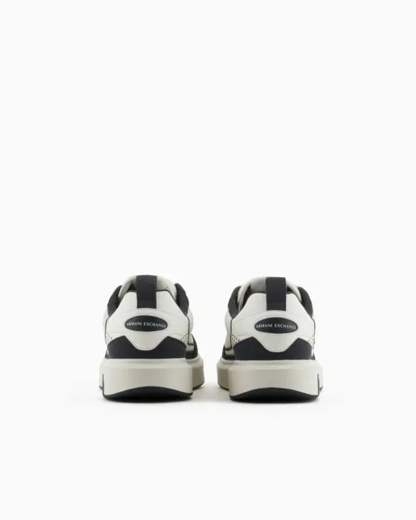 Mesh Sneakers With Logo On The Side Green Men Armani Sneakers Mesh Sneakers With Logo On The Side Green Men Armani Sneakers